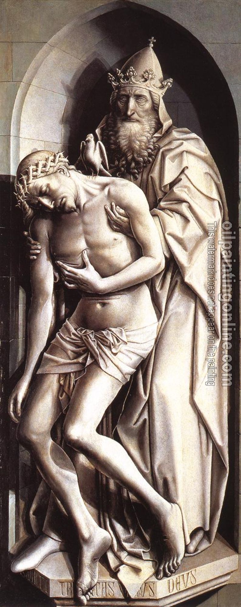 Robert Campin - The Holy Trinity